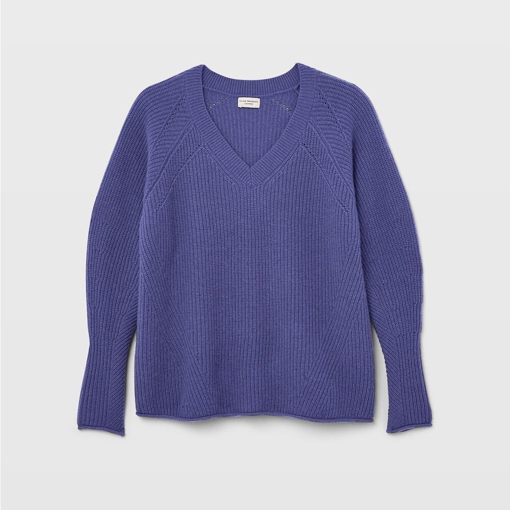 CLUB MONCO Cashmere V-neck sweater - Picture 4 of 9